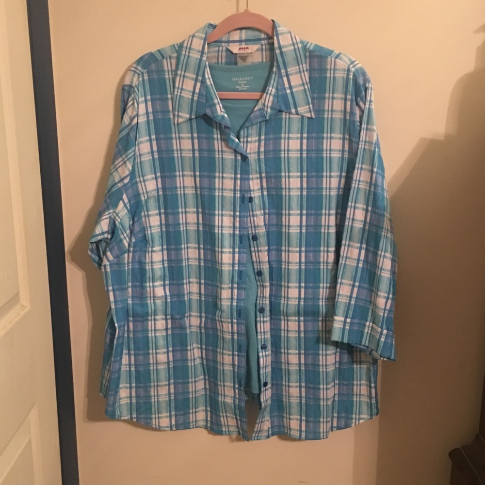 Blouse with matching tank